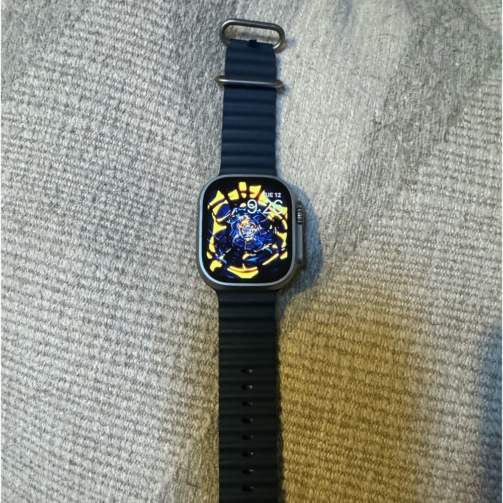 Apple ultra 2 dark blue ocean band